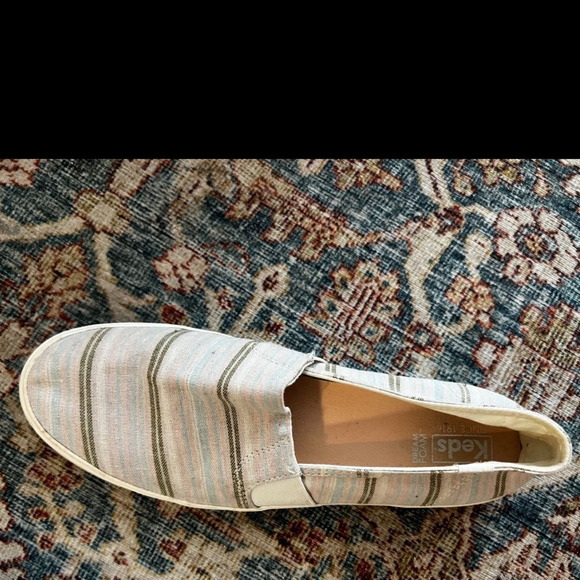 Keds Slip On Multi Stripe Canvas Shoe S : 10 - Picture 8 of 8